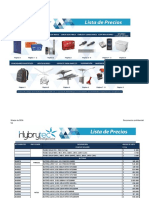 Lista de Precios Hybrytec Marzo 2014