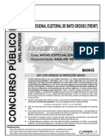 Prova - CESPE - 2010 - TRE-MT - Analista Judiciário - Tecnologia Da Informação