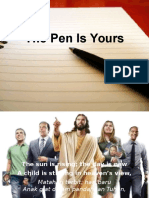 The Pen is Yours