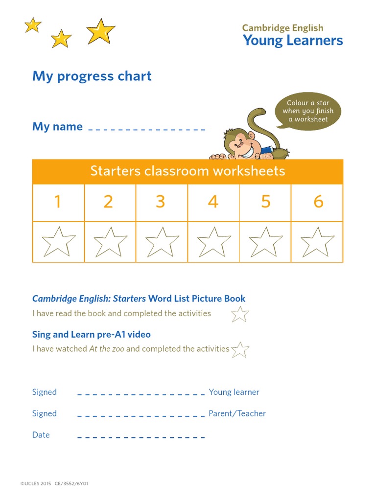 Kids Progress Chart for Starters | PDF