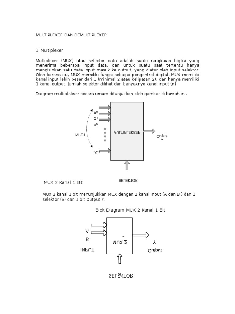 Multiplexer and Demultiplexer PDF