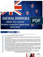 Anchal Dhingra - NZ Application