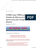 Business Risk Fmea (BR Fmea) ,: Início Cursos Sobre