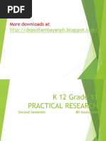 K 12 Grade 11 Practical Research 1 Simplified