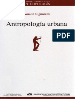 SIGNORELLI 1999 LIBRO Antropologia Urbana