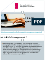CIMA Real P3 Risk Management Exam Dumps