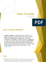 Paper Shredder