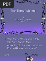 The Three Wishes Powerpoint