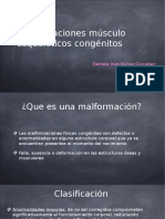 Malformaciones Musculo Esqueleticas Congenitas