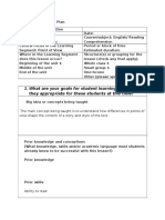 EdTPA Lesson Plan