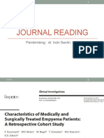 Journal Reading: Pembimbing: Dr. Indri Savitri, SP.P