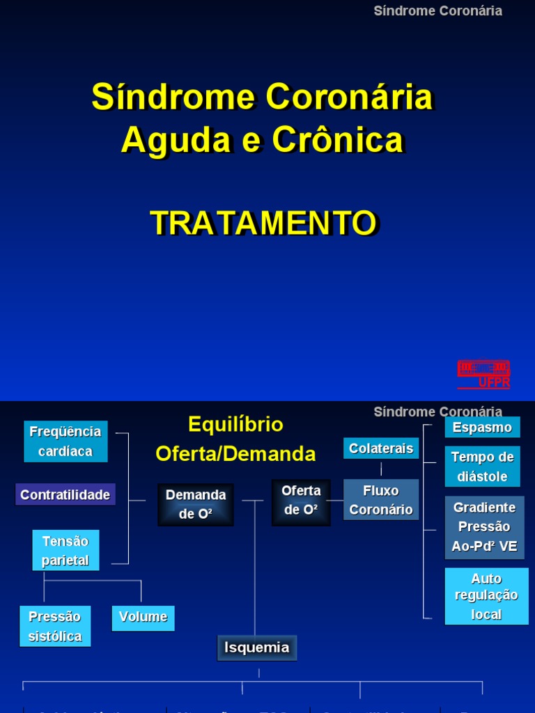 Tratamento da Síndrome Coronária | PDF | Infarto do Miocárdio | Doença ...
