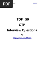 Download Top 50 QTP Interview Questions by Guru99 Tech Pvt Ltd SN33028825 doc pdf