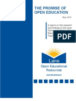 The Promise of Open Education 