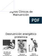 Signos Clínicos de Malnutrición