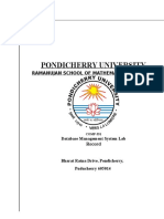 Pondicherry University: Ramanujan School of Mathematical Sciences