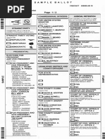 Download 2016 general election sample ballot for Oklahoma  by NewsOK SN330293784 doc pdf