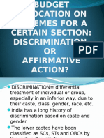 Discrimination vs Affirmitive Action