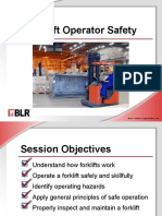 Forklift Operator Safety English