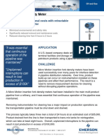 Retractable Density Meter on Pipelines