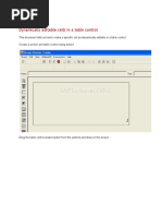 Dynamically Editable Cells in A Table Control in MOd Pool