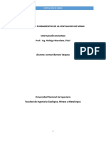 Ecuaciones y Fundamentos de La Ventilacion de Minas