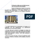 Resumen Del IV Estudio Del Mercado de Edificaciones Urbanas en La Provincia de Arequipa
