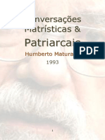Maturana Humberto 1993 Conversas Matrísticas e Patriarcais