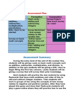 Assessment Plan