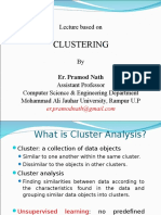 Class On Clustering