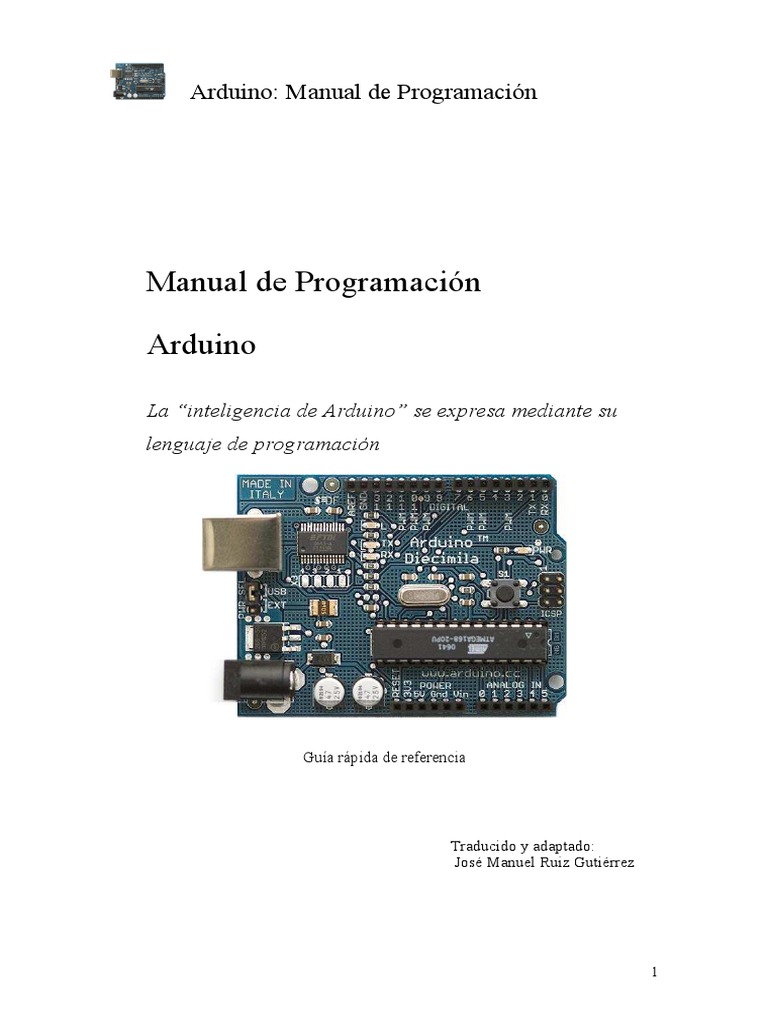 ManualProgramacionArduino PDF | PDF | Programa de computadora ...