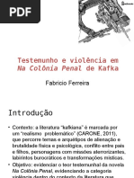 Trauma e Testemunho em Na Colônia Penal