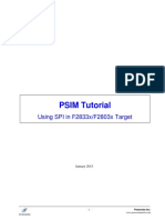 Tutorial Using SPI in F2833x F2803x Target
