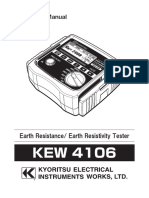 Instruction Manual: Earth Resistance/ Earth Resistivity Tester