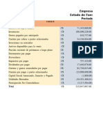 Estado de Usos y Fondos 2008 - 2009