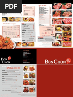 Menu Bonchon 0k