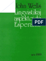 Lingvistikaj Aspektoj de Esperanto (John C. Wells) PDF