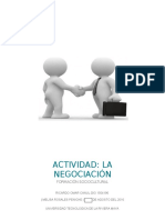 Ensayo Negociación