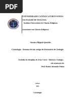 Cristologia 1º Trabalho