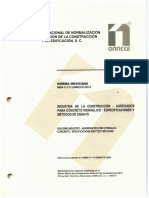NMX-111-ONNCCE-2014 Agregados Especificaciones y Metodos PDF