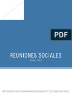 Portafolio de Servicios EVENTOS SOCIALES