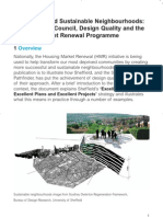 Successful and Sustainable Neighbour Hoods, Sheffield City Council Design Quality and Housing Market Renewal