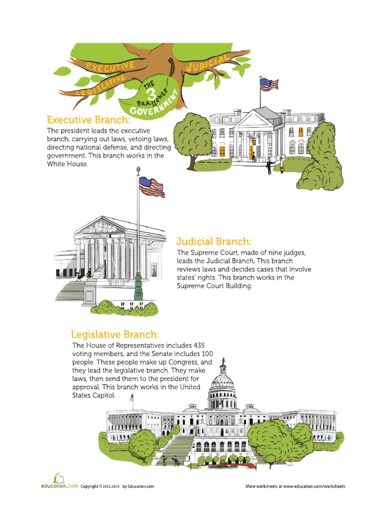 Three Branches Government | PDF