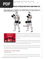 6 Erros Que Te Impedem de Ter Braços Mais Fortes (Como Corrigi-los) - Treino Mestre