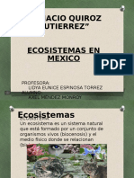 Ecosistemas en Mexico