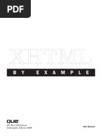 XHTML by - Example