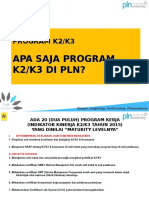 Program k2k3 Dan Maturity Level k2k3 Tahun 2015.