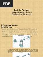 Topic 9: Planning Network Upgrade and Addressing Structure