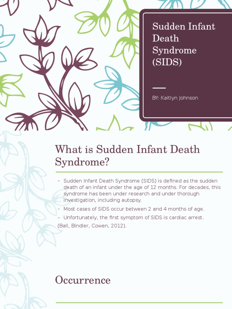 Understanding SIDS: Risks and Prevention | PDF | Infants | Health Sciences