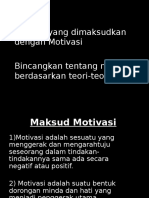 Maksud Motivasi